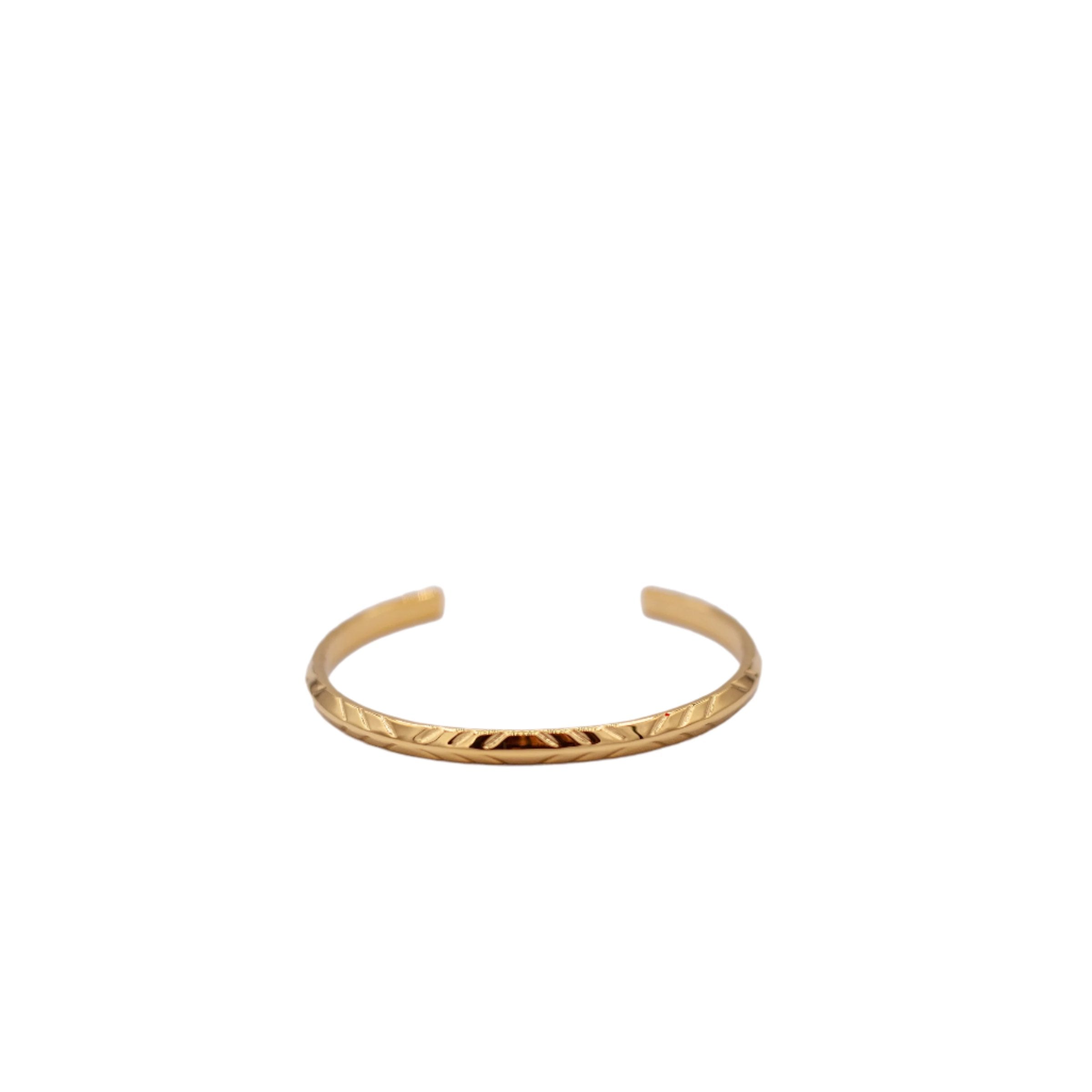 Gold Cranium Bracelet