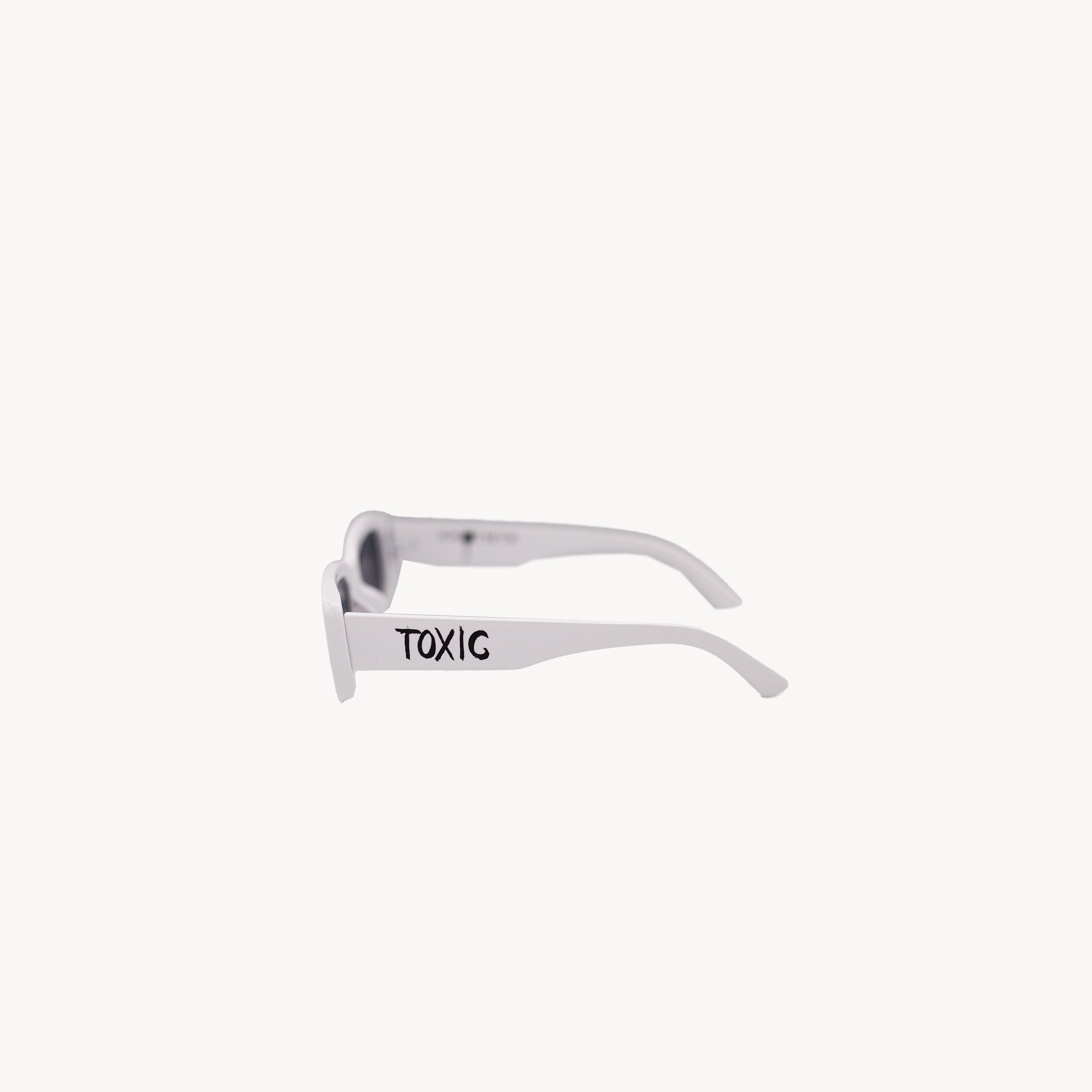 "Toxic" White Eyewear