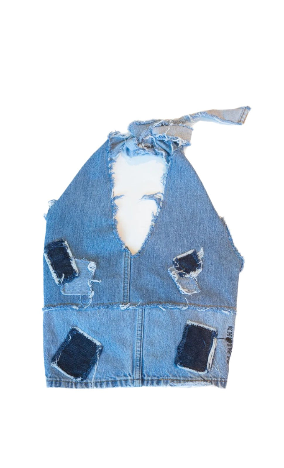 Denim Round Top