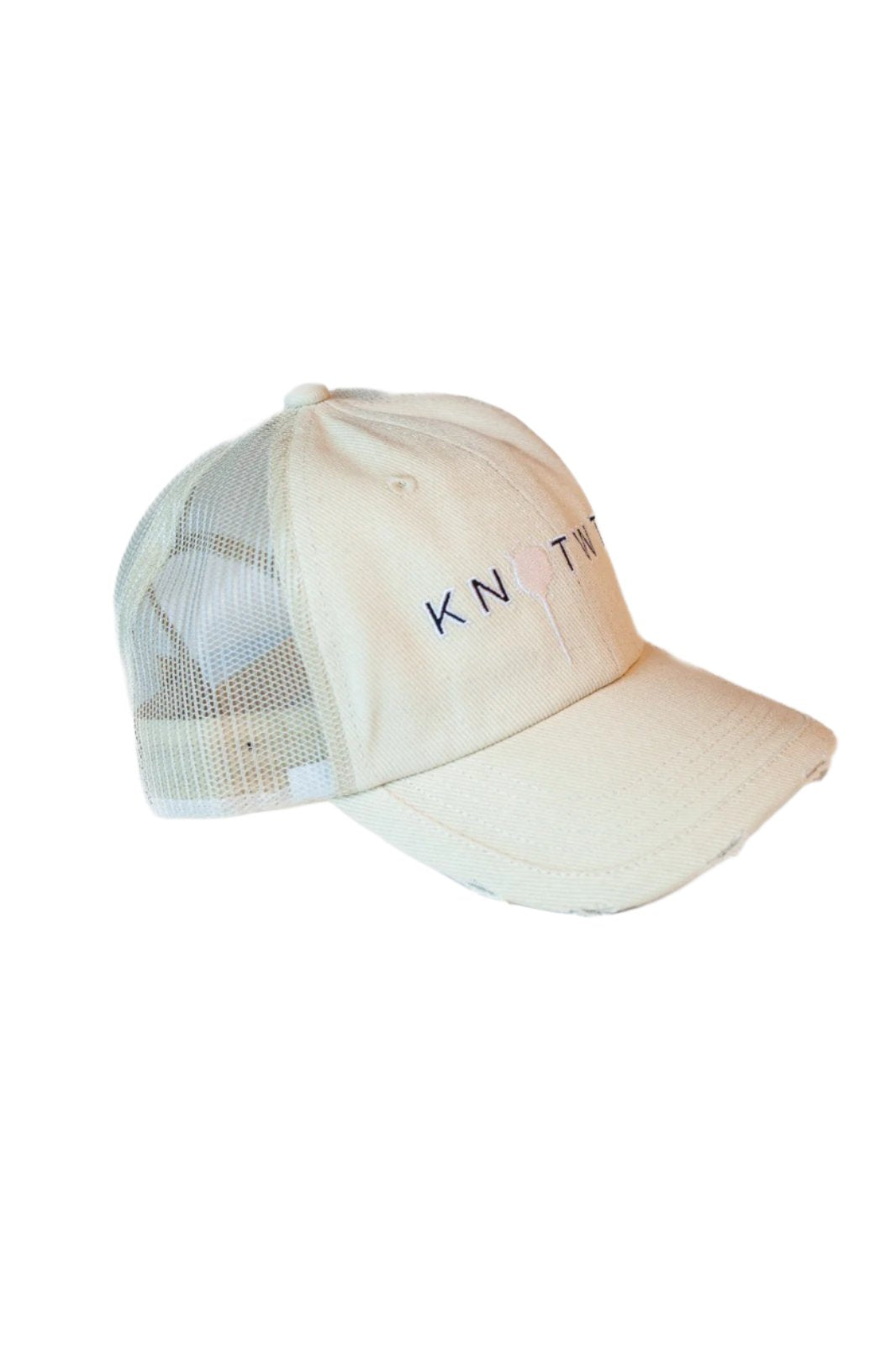 Cream Trucker Hat