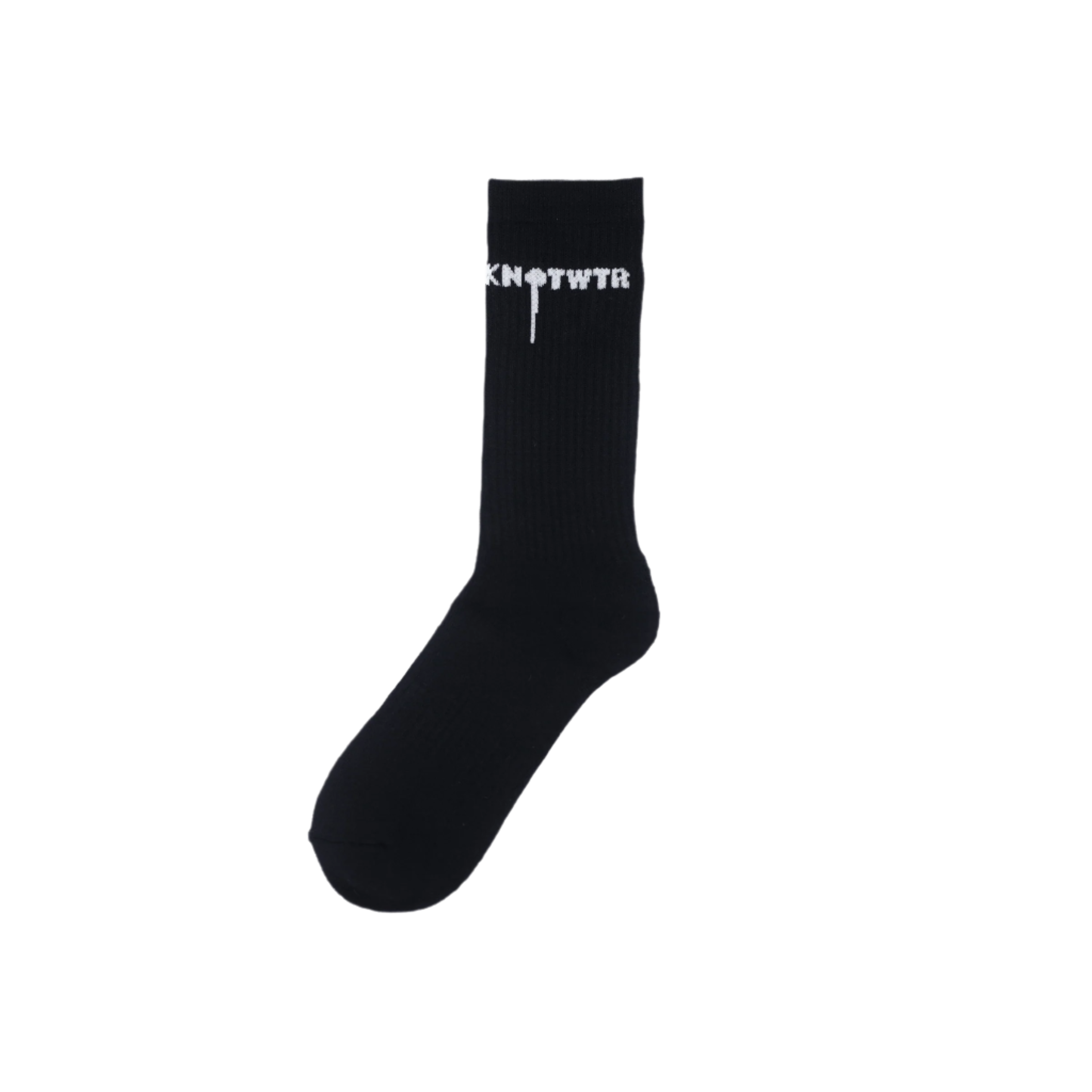 Black Metal Button Socks